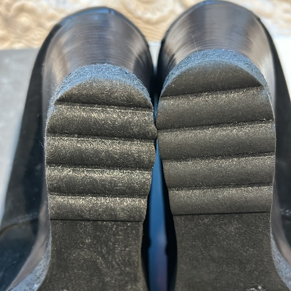 AQUATALIA Waterproof Black Suede Wedge Boots-NWT-9.5 - Picture 4 of 8